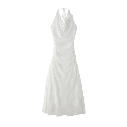 1P_STUDIO_3d_Floral_Embroidered_Draped_Neck_Cinched_Waist_Women&