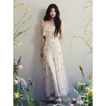 1P_STUDIO_Apricot_Printed_Lace_Trim_Cinched_Waist_Women&