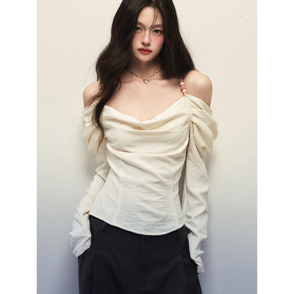 1P_STUDIO_Beaded_Halter_Off_Shoulder_Slim_Cropped_Women&