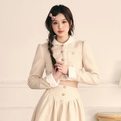1P_STUDIO_Beige_Black_Colorblock_Tweed_Cropped_Women&