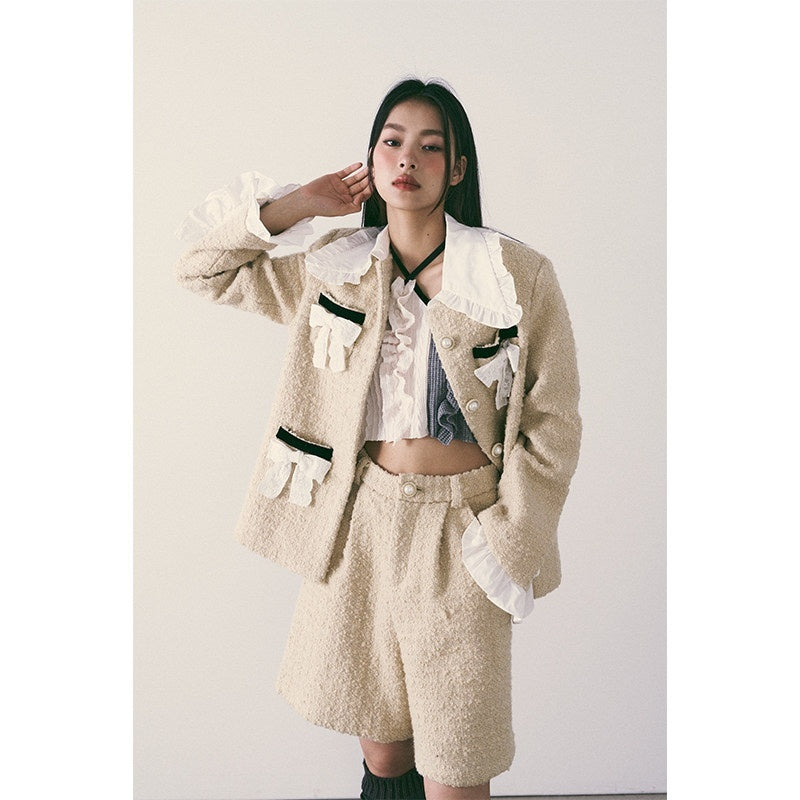 1P_STUDIO_Beige_Doll_Collar_Single_Breasted_Women&