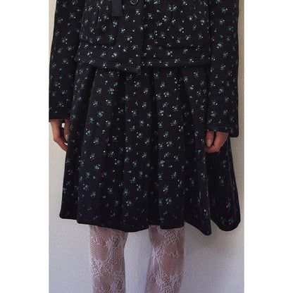 1P_STUDIO_Black_Floral_Waffle_Fleece_Jacket_Box_Pleat_Skirt_Women&