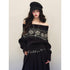 1P_STUDIO_Black_Rose_Jacquard_Loose_Women&