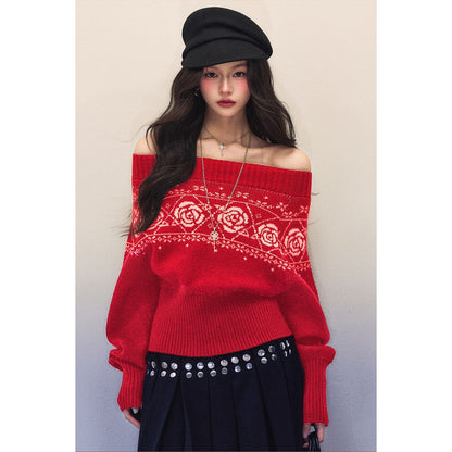 1P_STUDIO_Black_Rose_Jacquard_Loose_Women&