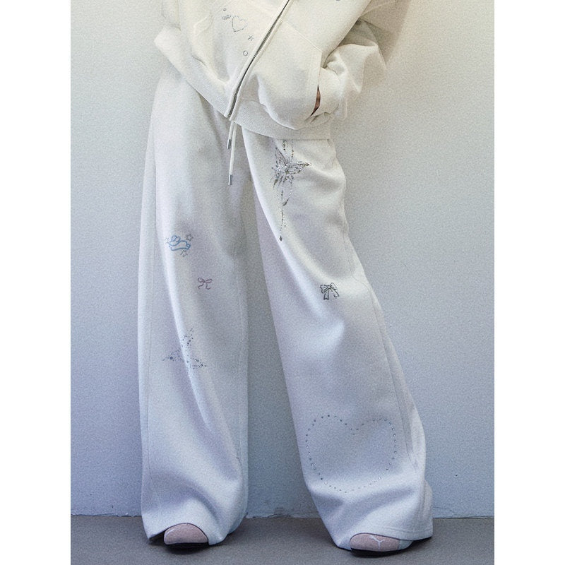 1P_STUDIO_Bunny_Ear_Butterfly_Gem_Loose_Hooded_Straight_Pants_Women&