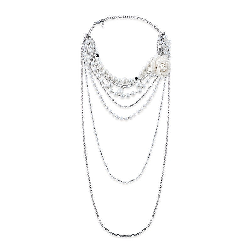 1P_STUDIO_Detachable_Floral_Pearl_Multi_Layer_Chain_Women&