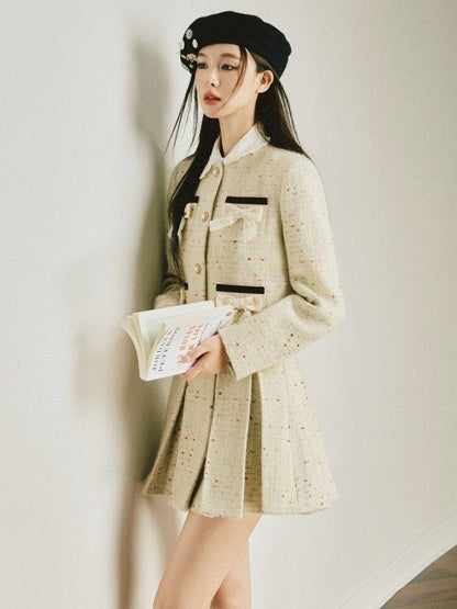 1P STUDIO Elegant Original Boucle Jacket Style Women&
