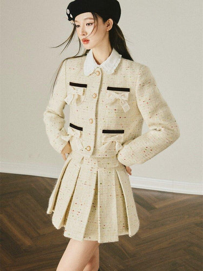 1P STUDIO Elegant Original Boucle Jacket Style Women&