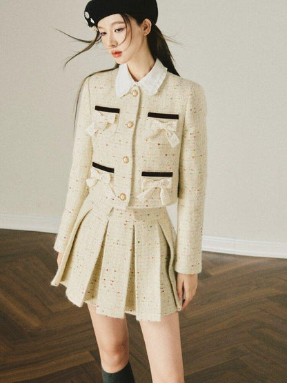 1P STUDIO Elegant Original Boucle Jacket Style Women&