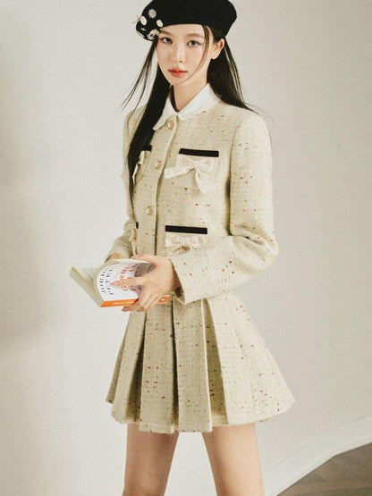 1P STUDIO Elegant Original Boucle Jacket Style Women&