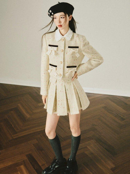 1P STUDIO Elegant Original Boucle Jacket Style Women&