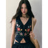 1P_STUDIO_Floral_Embroidered_V-neck_Vest_Low_Waist_Skirt_Women&