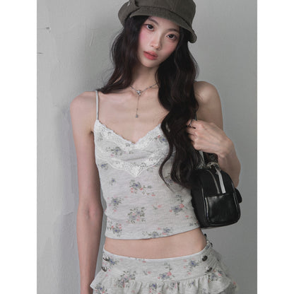 1P_STUDIO_Floral_Ruffle_Hooded_Crop_Top_High_Waist_Tiered_Women&