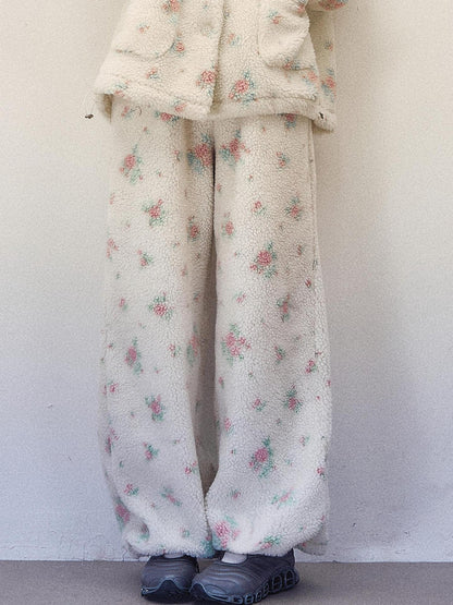 1P STUDIO Floral Stand Collar Loose Women&