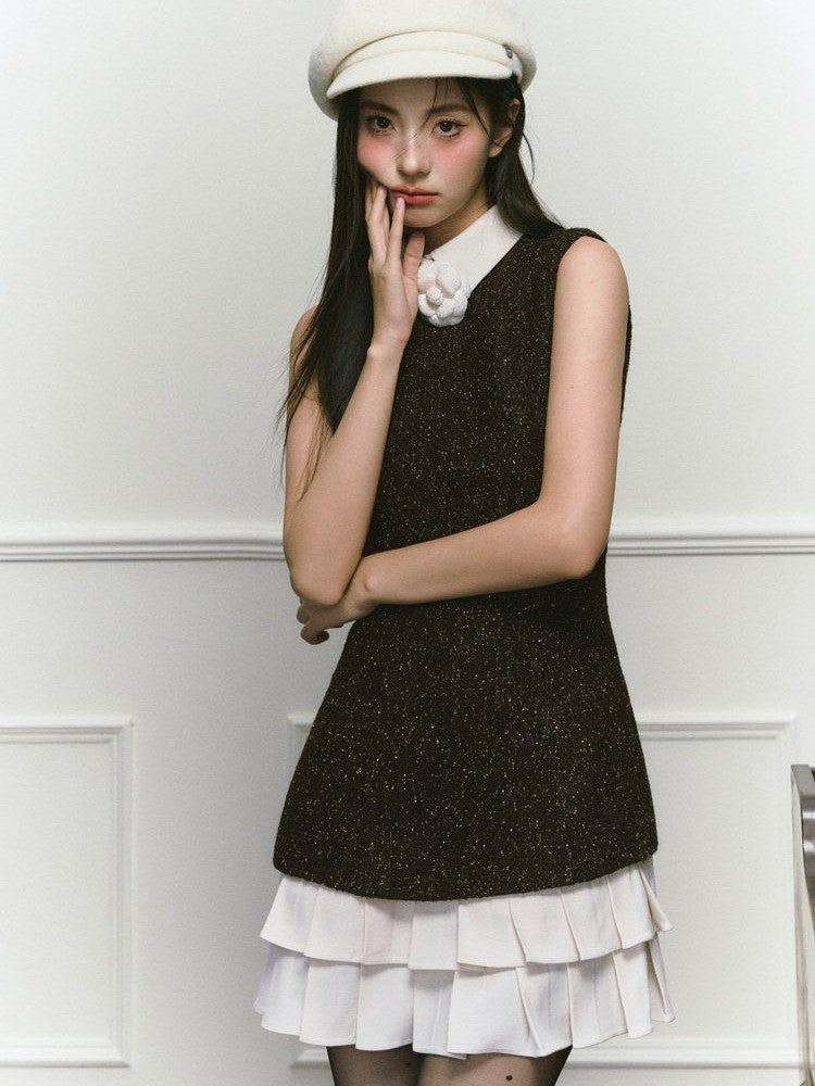 1P STUDIO Gold Thread Jacket And Vest Princess Women&