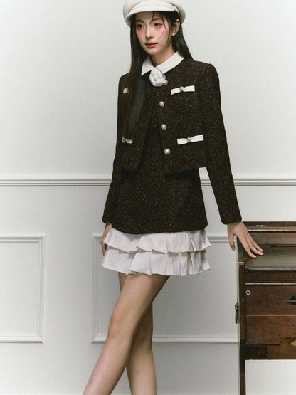1P STUDIO Gold Thread Jacket And Vest Princess Women&