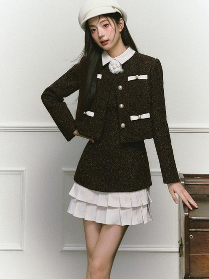 1P STUDIO Gold Thread Jacket And Vest Princess Women&