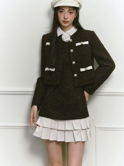 1P STUDIO Gold Thread Jacket And Vest Princess Women&