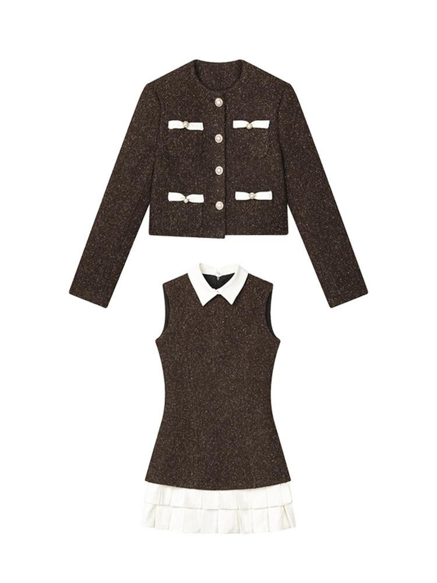 1P STUDIO Gold Thread Jacket And Vest Princess Women&