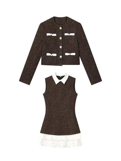 1P STUDIO Gold Thread Jacket And Vest Princess Women&