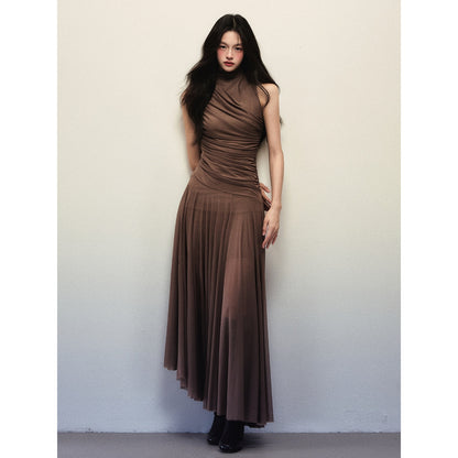 1P_STUDIO_Irregular_Pleated_Cutout_Shoulder_Women&
