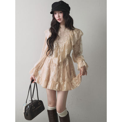 1P_STUDIO_Lace_Ruffle_Mock_Neck_Long_Sleeve_Women&