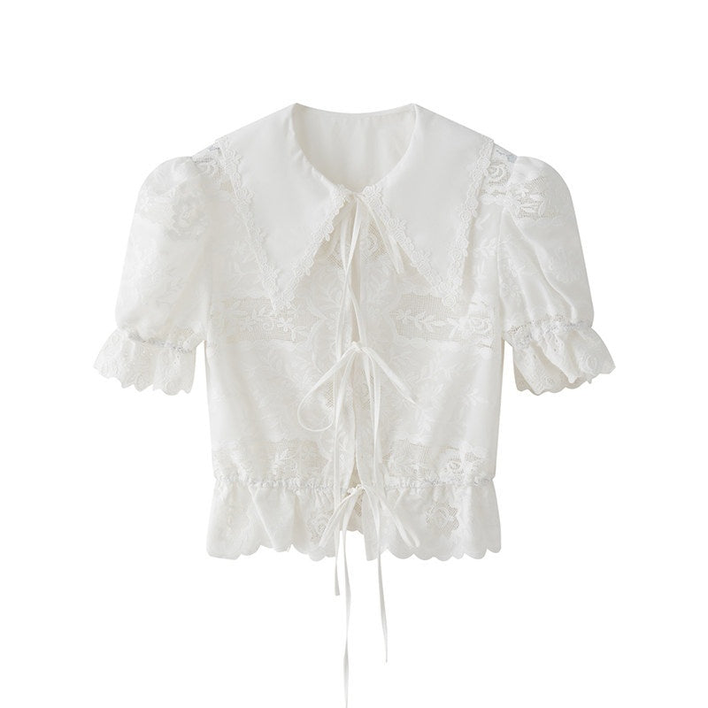 1P_STUDIO_Openwork_Embroidered_Puff_Sleeve_Lace_Trim_Women&