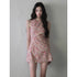 1P_STUDIO_Painterly_Floral_Print_Cinched_Waist_A_Line_Women&
