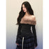 1P_STUDIO_Pink_Fuzzy_Detachable_Slim_Fit_One_Shoulder_Women&