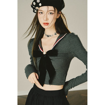 1P_STUDIO_Preppy_Knit_Sweater_Pleated_Skirt_Women&