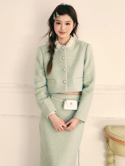 1P STUDIO Princess Doll Collar Elegant Women&
