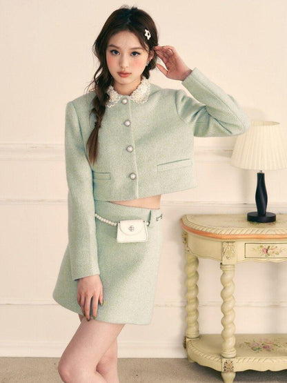 1P STUDIO Princess Doll Collar Elegant Women&