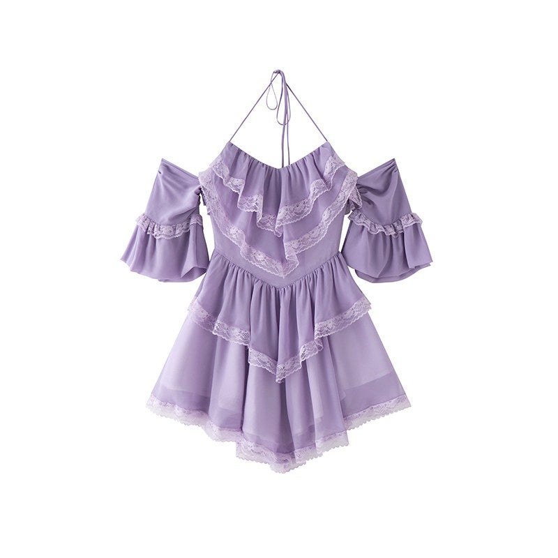 1P_STUDIO_Purple_Lace_Halter_V_Hem_Floral_Irregular_A_Line_Women&