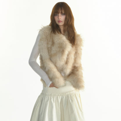 1P_STUDIO_Reversible_Fleece_Spliced_Fur_Collar_Women&