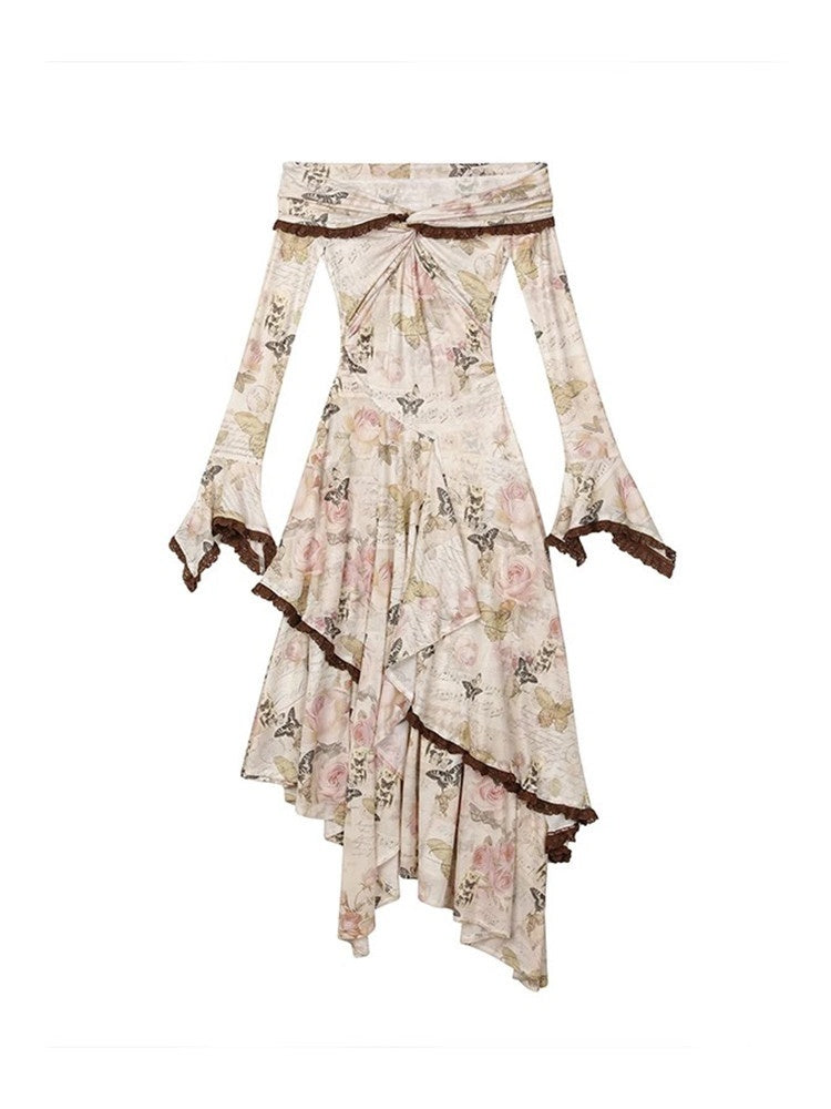1P_STUDIO_Rose_Butterfly_Print_Bardot_Irregular_Aline_Women&