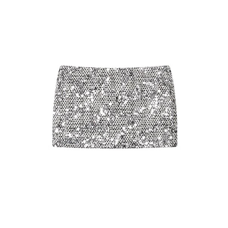 1P_STUDIO_Silver_Sequin_Boucle_Black_Leather_Trim_Women&