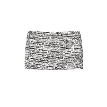 1P_STUDIO_Silver_Sequin_Boucle_Black_Leather_Trim_Women&