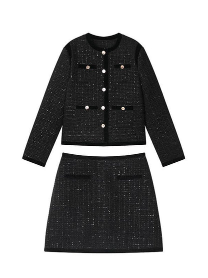 1P STUDIO Velvet Spliced Patchwork Women&