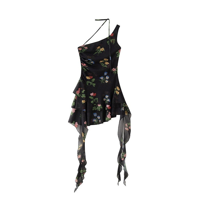 1P_STUDIO_Vintage_Rose_Print_Asymmetric_Shoulder_Ruched_Waist_Women&