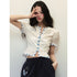 1P_STUDIO_White_Embroidered_Bow_Lace_V-neck_Short_Sleeve_Fitted_Women&