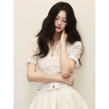 1P_STUDIO_White_Lace_Cinched_Waist_Cropped_Tiered_Cake_Women&