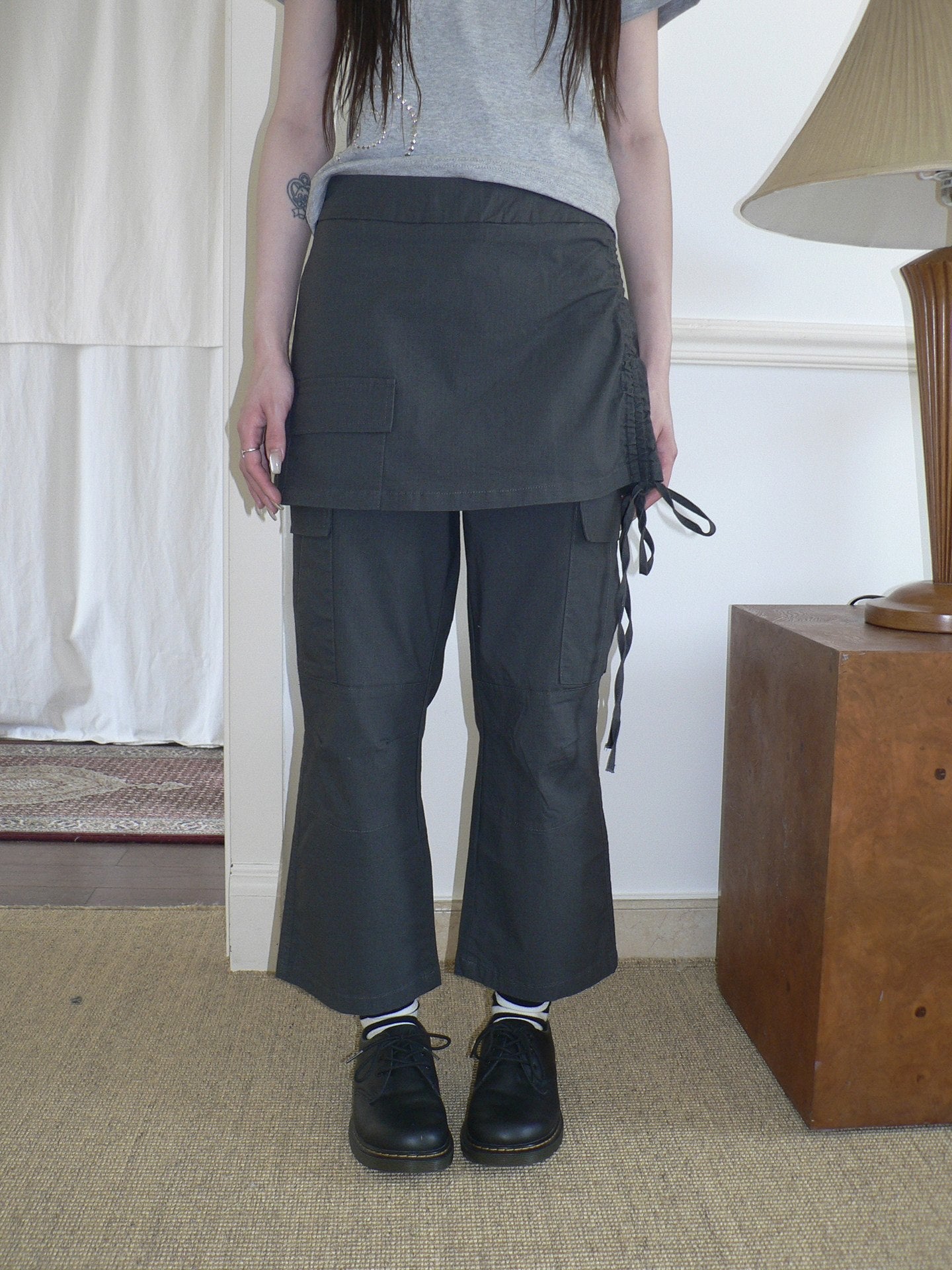 ang_project_Vintage_Pleated_Multi_Pocket_Micro_Flare_Mid_Waist_Women&