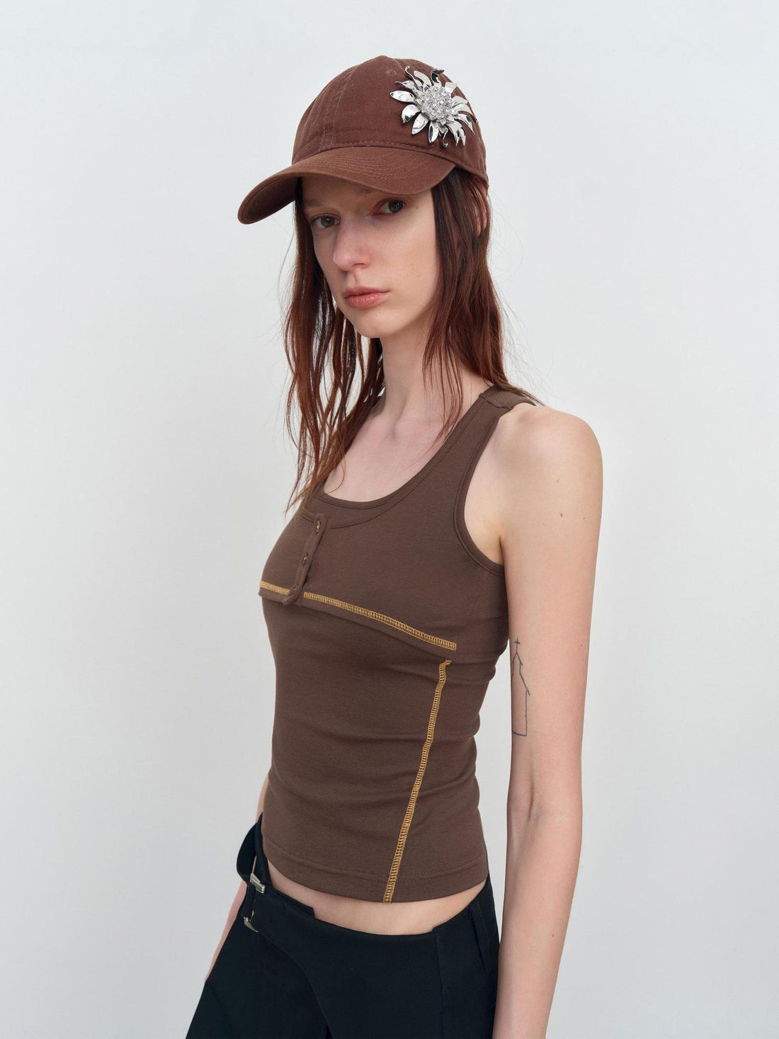 RUN TO THE FUTURE Soft Modal Blend Original Slim Racerback Cropped Unpadded Women Casual Tank Tops