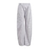 RUN TO THE FUTURE Leopard Print Asymmetric Zip Low Waist Blade Cut Women Wide-Leg Pants
