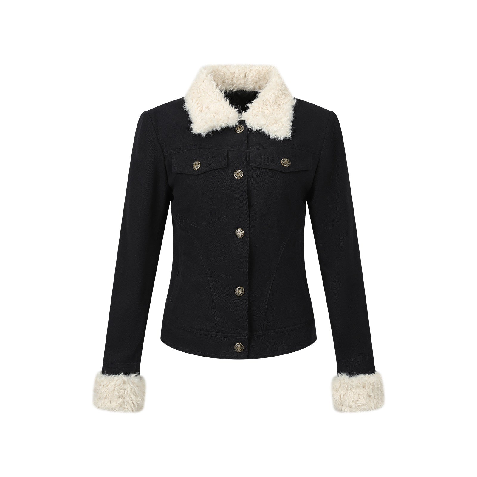 7Shiftin_Warm_Versatile_Slim_Fit_Navy_Button_Lapel_Short_Women_Fashion_Cropped_Jackets_MISSTT