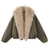DIDDI_MODA_Khaki_Double_Breasted_Bubble_Hem_Women&