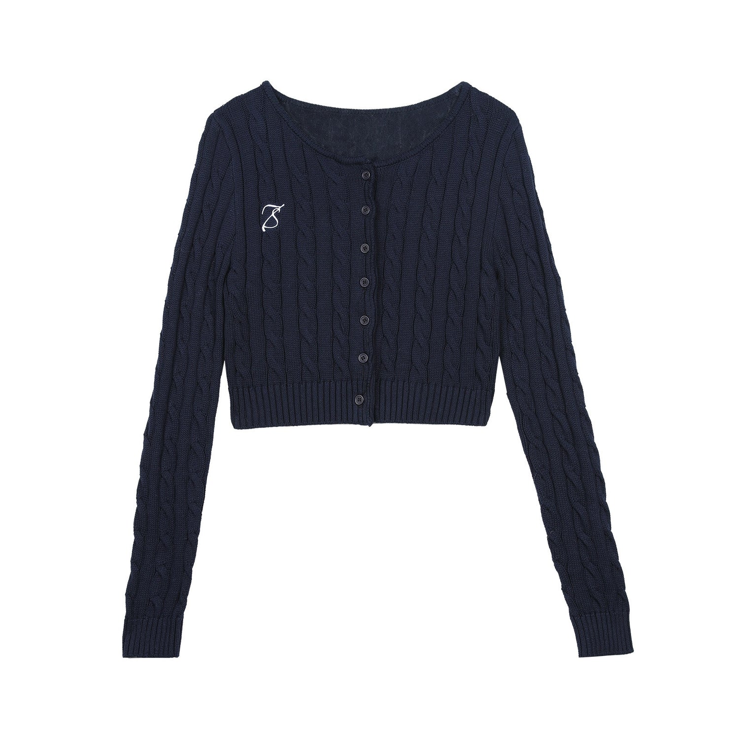 7Shiftin Crop Two Piece Casual Short Length Layered Set For Women Blue White Shirts