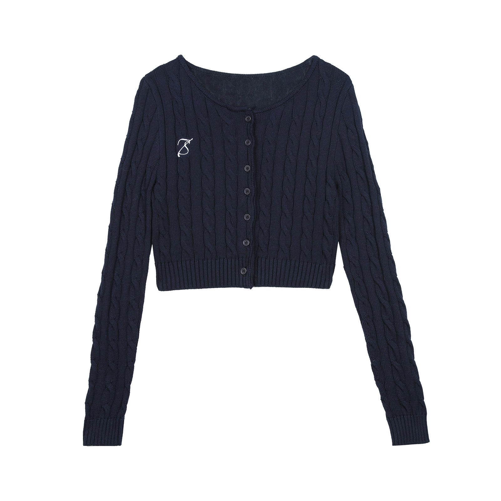7Shiftin Crop Two Piece Casual Short Length Layered Set For Women Blue White Shirts