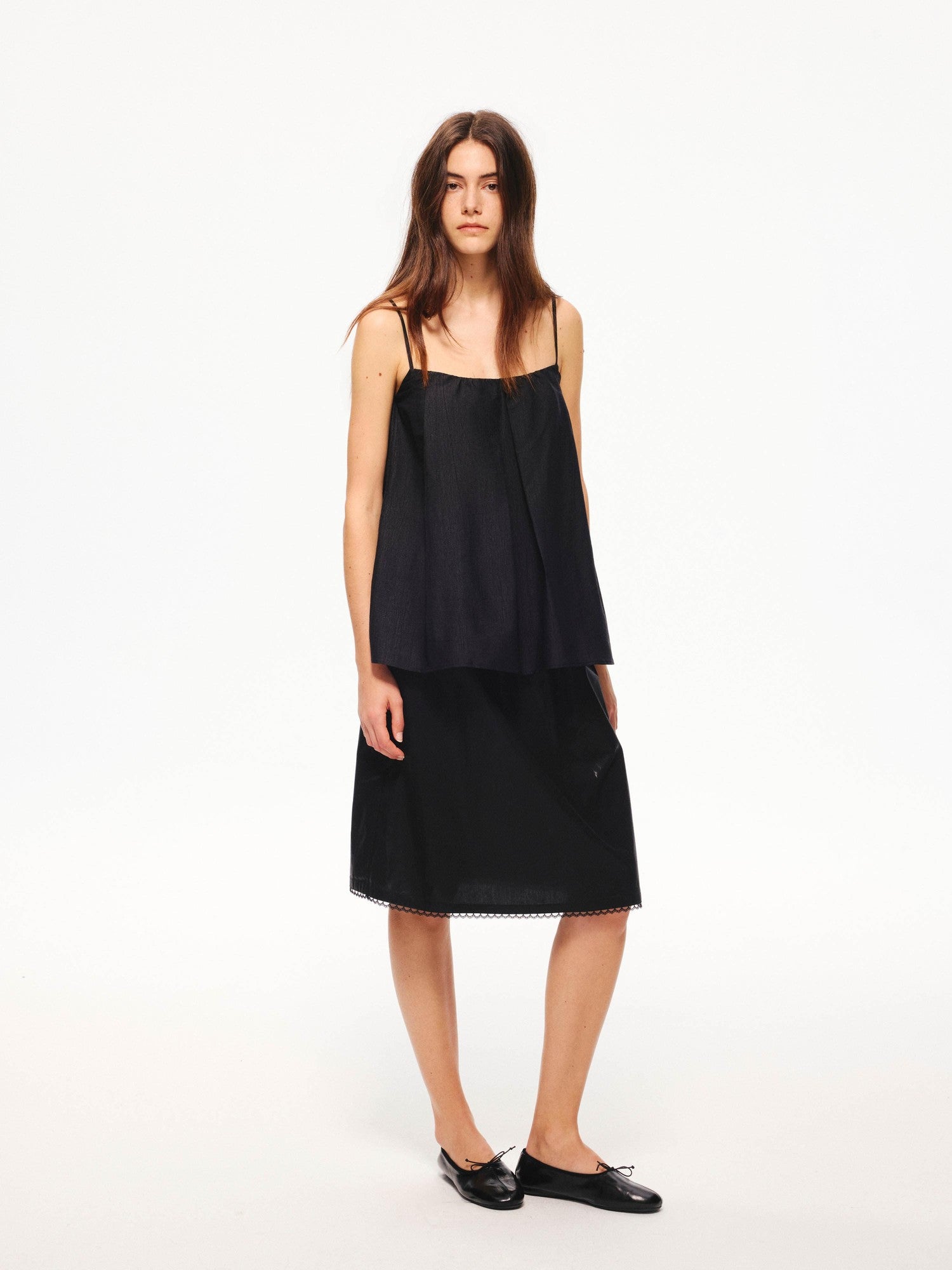 Northbutsouth Sheer Textured Adjustable Side Coverage Pleated Women&