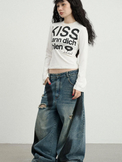 2025 New Sleeveless Crop Top Women T-Shirt